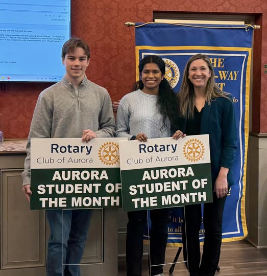 Rotary Club Honors Preston Duncan and Elakia Vadivelan